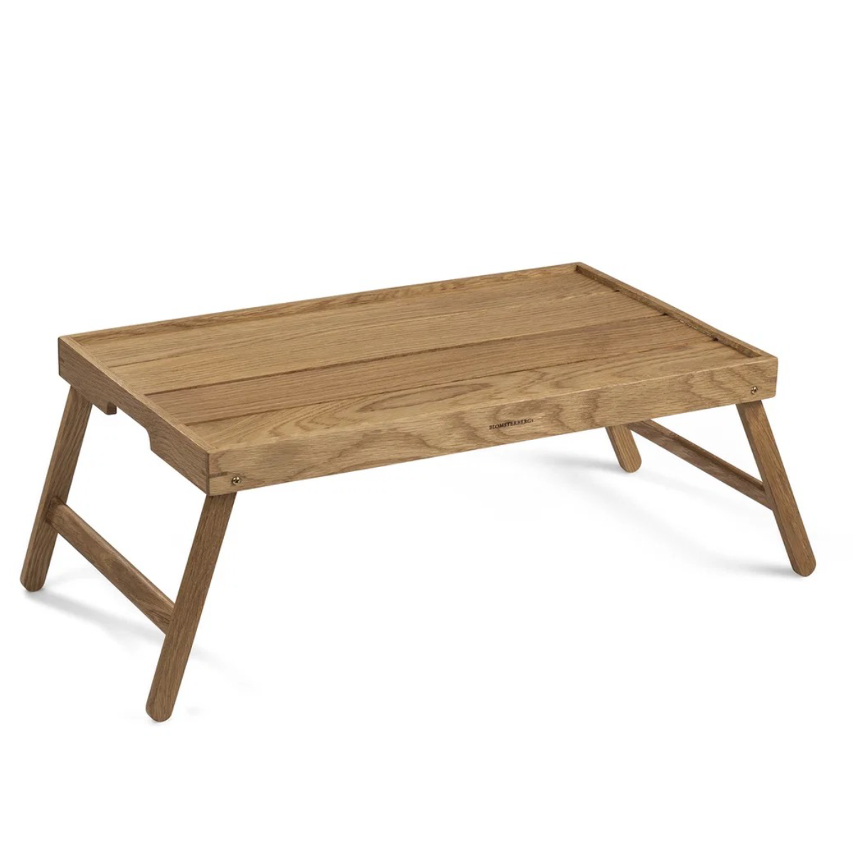 Oak bed tray, 64 x 31.5 x 23.5 cm