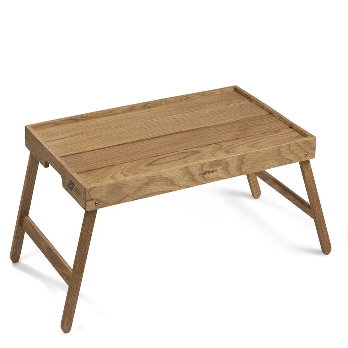 Oak bed tray, 64 x 31.5 x 23.5 cm